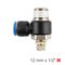 AIRCRAFT Flow Control Swiv. Elbow Pu 12mm X 1/2' M